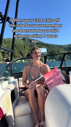 Sisters' Lake Day Adventure: The Tube Incident