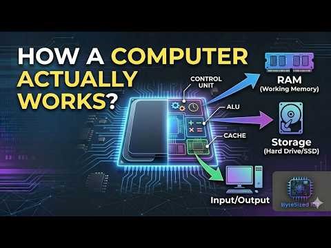 How a Computer Actually Works (Simple Explanation for Beginners)