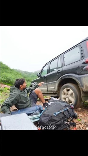 solo camping 24 hour in forest 😱#shorts