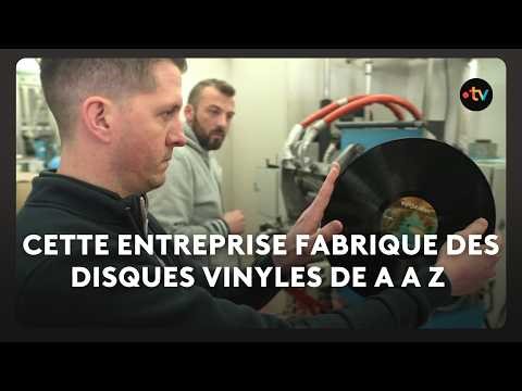 Cette jeune entreprise finistérienne fabrique de A a Z des disques vinyles