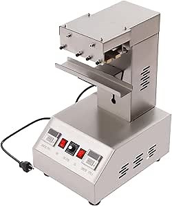 110V 30W Aluminum Plastic Tube Sealing Machine Semi-auto Cosmetic Tube Sealing Machine DF-20 Electric Heat Sealer Commercial Electric Heat Sealing Machine for Composite Tube and Aluminum-plastic Tube