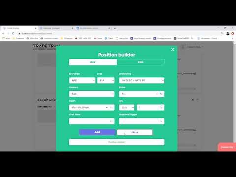 Create Straddle Strategy with different stop loss