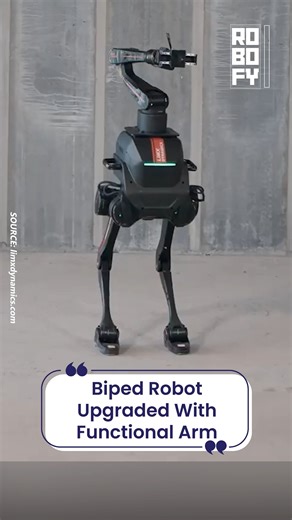 Biped Robot Upgraded With Functional Arm🤖 | Robofy