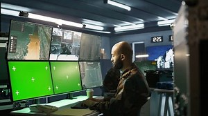 Military Agent Working Control Room Using Stock Footage Video (100% Royalty-free) 3575913463 | Shutterstock