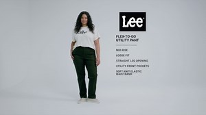 Lee® Women's Plus Ultra Lux Comfort with Flex-To-Go Utility Pant