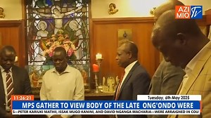 13K views · 190 reactions | SAD moment as MPs arrive at lee funeral home to view body of slain MP Ong'ondo Were! | Channel 7 News | Facebook