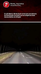 O LED Matrix HD da Audi é um sistema de iluminação inovador que se adapta às suas necessidades de direção, proporcionando uma experiência de condução mais segura e confortável. Este sistema utiliza LEDs de alta potência que podem ser controlados individualmente, criando um feixe de luz preciso e adaptável. 🎥: DM para créditos / remoção. Siga o @inquisitivamente_ para mais conteúdos como esse 🌎. #ciencia #curiosidade #curiosos #vocesabia #fatosdesconhecidos #fatoscuriosos #universo #menteinquis