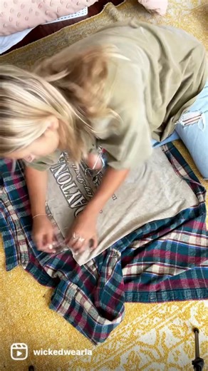 check out the process that goes into making these one of a kind flannels #thrifted #thrift #upcycling #thriftshop #diy #sewingtiktok #harleydavidson