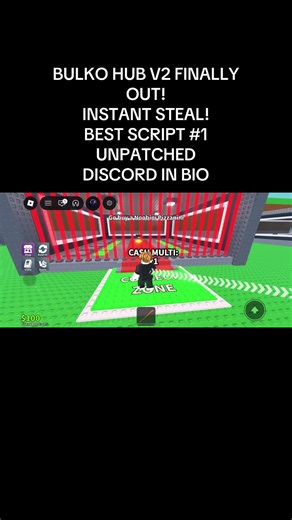 BULKO HUB V2: Instant Script for Roblox