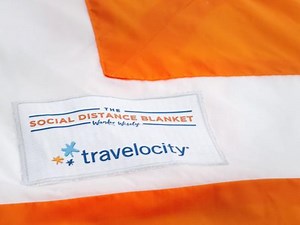 Travelocity: Social Distance Blanket • Ads of the World™ | Part of The Clio Network