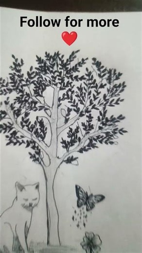 Sad cat art #drawing #art #artvideo #anime