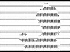 Bad Apple!! but it's pure HTML (no JS or CSS)