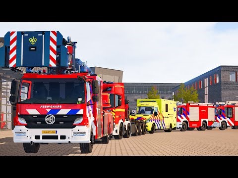 Emergency Call 112 – Dutch Fire Brigade First Responding | All Firefighters Rapid Response in 4K