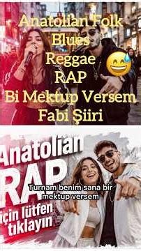 Anadolu Folk-Blues-Raggae-RAP Bi Mektup Versem