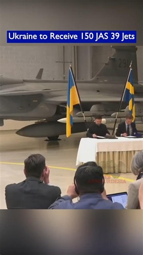 Ukraine to Receive 150 JAS 39 Gripen Jets form Sweden