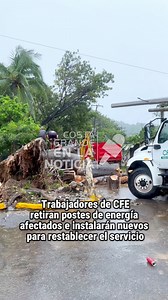 #Precaución ⚠️ | Se encuentra cerrada la circulación en calle Mar de Java en el Fraccionamiento Las Huertas de #Zihuatanejo en el que se encuentra personal de CFE Nacional y Servicios Públicos que trabajan en el retiro de la patota caiga esta madrugada y el restablecimiento de energía eléctrica de la zona. | Costa Grande en la Noticia