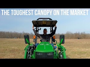 Universal Shade Canopy for Tractors & Zero Turn Mowers: Rhinohide Canopy