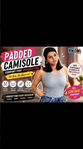 Padded Camisole That Feels Like a Second Skin 💕
