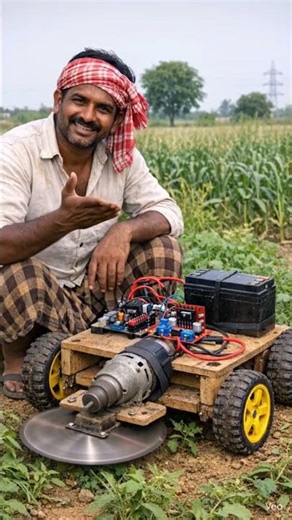 “₹2000 Ka Killer Robot 😱 | Yeh Machine Kheton Ki Ghaas Udha Deta Hai 🔥🤖” #desijugaad #10millionviews