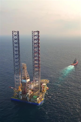 EMD Offshore Jack Up Drilling Rig Movement