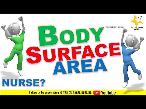 Body surface Area (BSA) l Body surface Area formula l Body surface Area calculation for Nurses