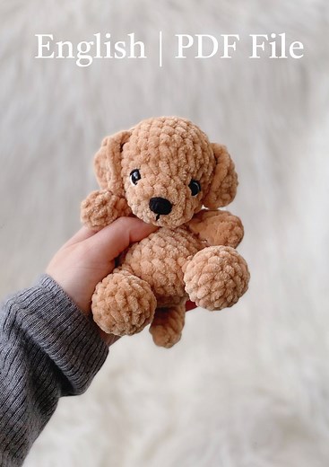 Crochet Golden Retriever Pattern: Butter Amigurumi Puppy (PDF Pattern) - Etsy
