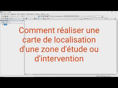 Comment réaliser une carte de localisation d'une zone d'étude ou d'intervention dans ArcGis