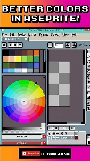 Aseprite: How to Change the Color Wheel (PRO Tip — Pixel Art)