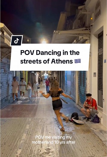 Dancing Zebekiko in the Streets of Athens