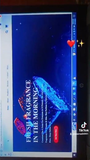 Web Development Making perfume responsive website