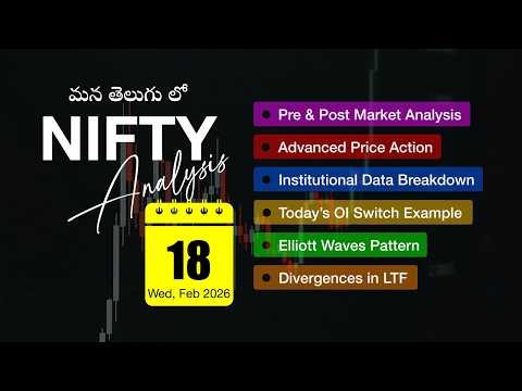 PYT - NIFTY Advanced PA & Institutional Data Breakdown Analysis for "Wed 18 Feb 2026"