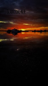 1.1K reactions · 106 shares | Gorgeous reflection with a sunset at Seabrook Harbor in Seabrook, New Hampshire #nh #seabrooknh #sunset #seacoastnh | Stephen Rideout | Facebook