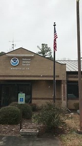 The first snowflakes have started here at the NWS Wakefield office! 🌨❄️ | US National Weather Service Wakefield VA