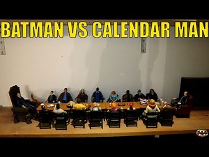 Batman vs Calendar Man Happy Thanksgiving! From dHunter's Reviews Action Figure Style!