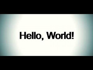 Win2D Animation Composition ('Hello World')