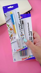 14 reactions | New Product Share!  This is from Pentel of America It is a mechanical pencil that has 8 refillable colors. ❤️ Have you seen or tried this before? What are your thoughts? •••#art #artsupplies #artistsupplies #pencil #mechanicalpencil #pentel | Mommy Lhey | Facebook