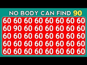 TEST YOUR OBSERVATION SKILLS NUMBER AND LETTER EXTREME EDITION |ODDITY SPOTTING