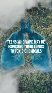 If you vape, you can inhale toxic chemicals. It's like polluting a fragile ecosystem. #TheRealCost | The Real Cost