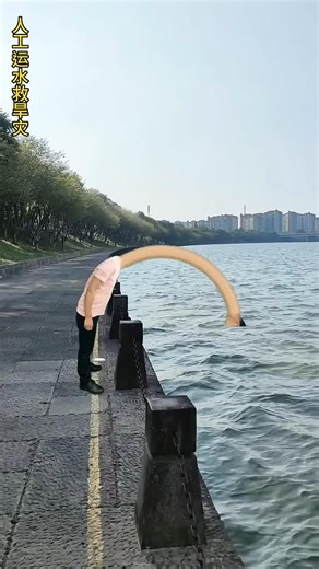 Artificial water transport to rescue drought special effect drought