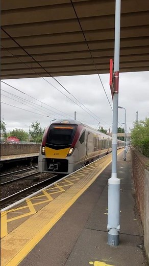 Class 745 passes stowmarket at very high speed