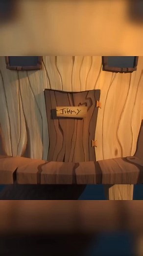 the tree house and the boy❤️ #cartoon #family #fyp