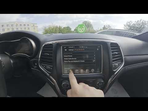 JEEP Grand Cherokee IV – How to Change Bluetooth PIN Number