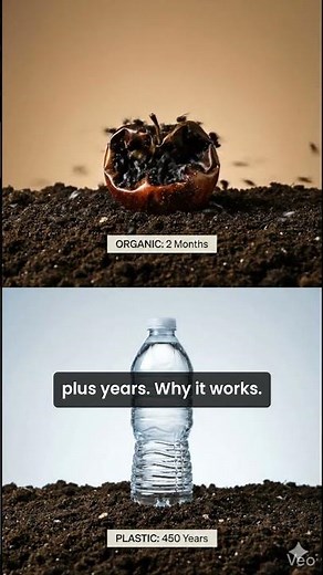 Decomposition: Apple vs. Plastic Bottle