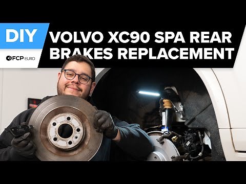 Volvo XC90 Rear Brake Pad & Rotor Replacement DIY (2016-Present Volvo XC90 SPA)