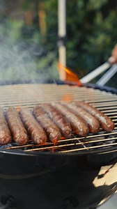 Some say our Firebrand Pro Hardwood Lump is the GOAT! Can be used in smokers, open grills and kettle BBQ's It's easy to light It's super hot to get the char on your meat And will last hours without having to top up Aim for 1.5kg of lump for every 1kg of meat Those snags will never taste better!  | Firebrand BBQ | Facebook