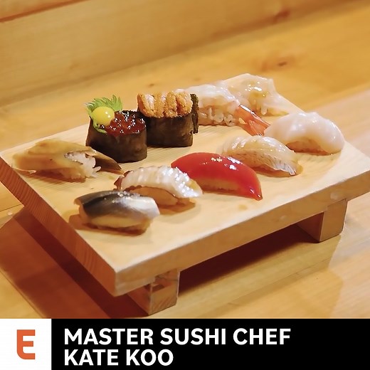 Master sushi chef Kate Koo shows her full process. | Eater