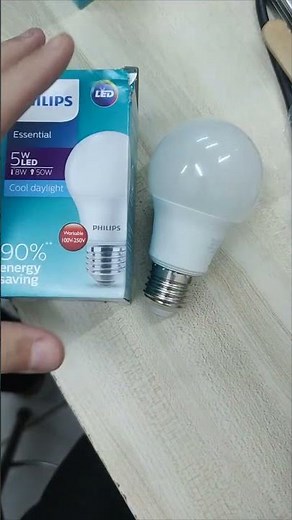 Philips 5W LED Essential 220V E27 Daylight 6500k #electx #philips #electxelectricalsupply