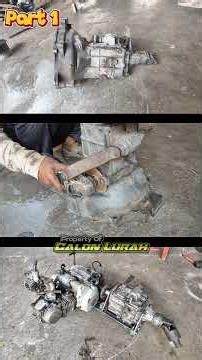 Part 1 || Tutorial on connecting a car transmission to a motorcycle engine #diy #mechanical #modi...