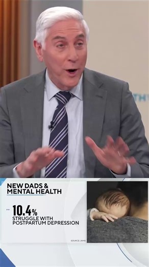 26K views · 65 reactions | Studies have shown that one in 10 dads struggle with postpartum depression and anxiety, but stigma can prevent men from seeking out help. CBS News' Dr. Jon LaPook shares symptoms to look out for. https://cbsn.ws/3WChx4w | CBS Mornings | Facebook