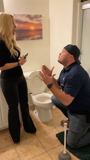 Lori Greiner on Instagram: "My plumber tried to pitch me his idea and this happened…😂 #Wow #Viral #Skit #SketchComedy #Funny #Humor #Plumber #Pitch #Teaser #ComingSoon #DayInMyLife @jakehunterofficial"